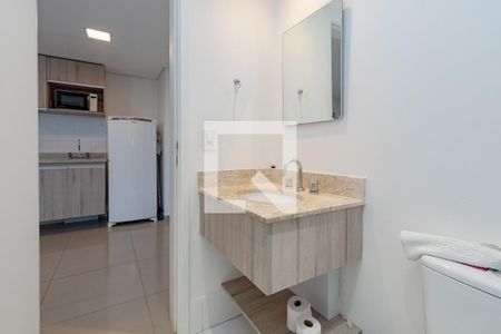 Banheiro de kitnet/studio à venda com 1 quarto, 35m² em Brooklin, São Paulo