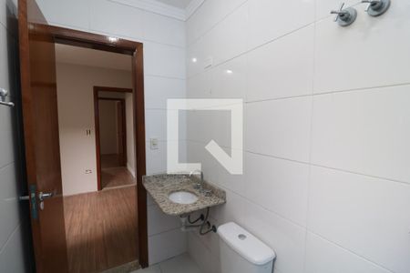 Banheiro da Suíte de casa de condomínio à venda com 2 quartos, 110m² em Vila Formosa, São Paulo