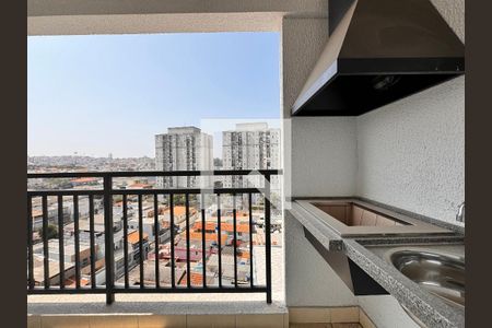 Varanda Sala de apartamento à venda com 2 quartos, 58m² em Vila Metalúrgica, Santo André