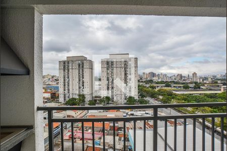 Varanda da Sala de apartamento à venda com 2 quartos, 54m² em Vila Metalúrgica, Santo André