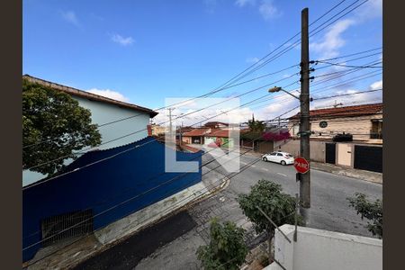 Vista da sala de casa à venda com 2 quartos, 96m² em Vila Eldizia, Santo André