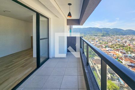 varanda de kitnet/studio para alugar com 1 quarto, 30m² em Enseada, Guarujá