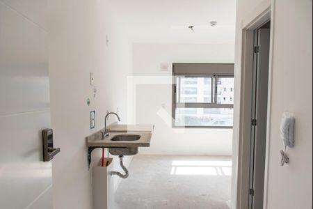 Cozinha de kitnet/studio à venda com 1 quarto, 19m² em Vila Dom Pedro I, São Paulo