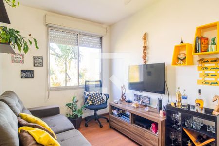 Sala de apartamento à venda com 1 quarto, 37m² em Cristal, Porto Alegre