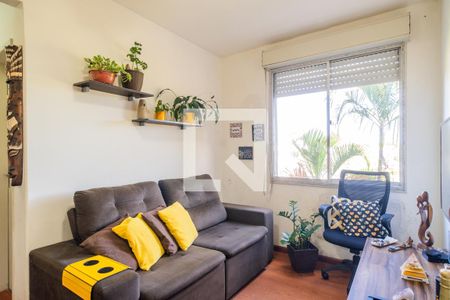 Sala de apartamento à venda com 1 quarto, 37m² em Cristal, Porto Alegre