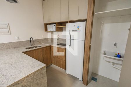 Sala e Cozinha americana de apartamento para alugar com 1 quarto, 33m² em Paquetá, Belo Horizonte