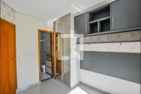 Quarto Suíte de apartamento à venda com 2 quartos, 63m² em Vila Camilópolis, Santo André