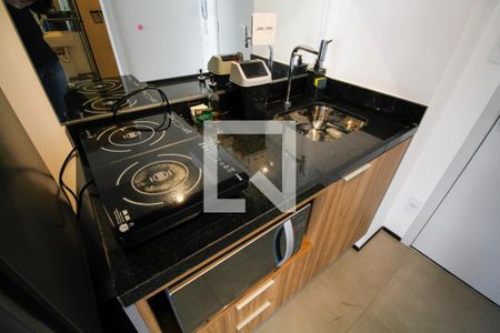 Cozinha de kitnet/studio à venda com 1 quarto, 22m² em Jardim Paulista, São Paulo