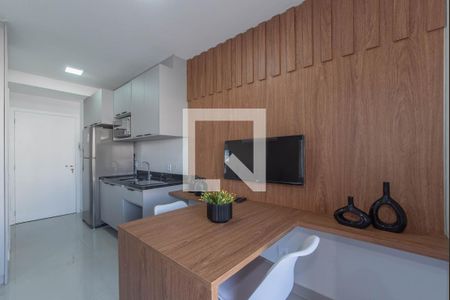 Sala de Jantar de apartamento à venda com 1 quarto, 25m² em Jardim das Acacias, São Paulo