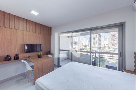 Quarto de apartamento à venda com 1 quarto, 25m² em Jardim das Acacias, São Paulo