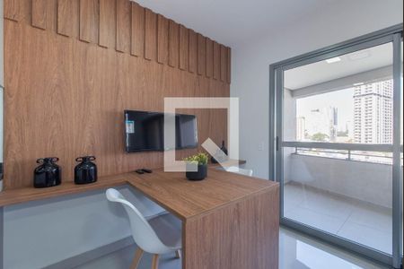 Sala de Jantar de apartamento à venda com 1 quarto, 25m² em Jardim das Acacias, São Paulo