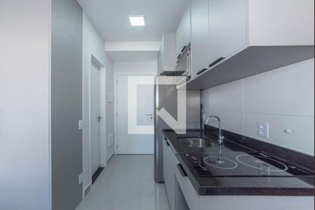 Cozinha de apartamento à venda com 1 quarto, 25m² em Jardim das Acacias, São Paulo