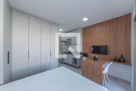 Quarto de apartamento à venda com 1 quarto, 25m² em Jardim das Acacias, São Paulo