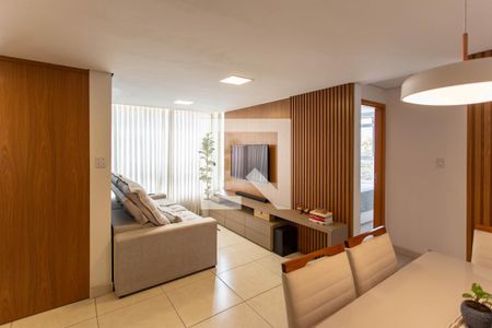 Sala de apartamento à venda com 2 quartos, 63m² em Manacás, Belo Horizonte