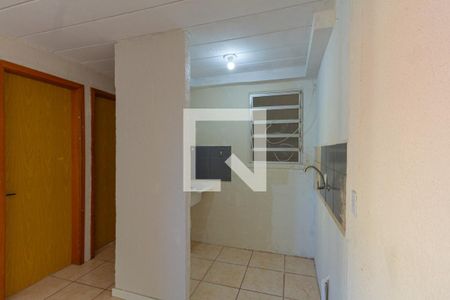 Sala/Cozinha de apartamento à venda com 2 quartos, 38m² em Mato Grande, Canoas