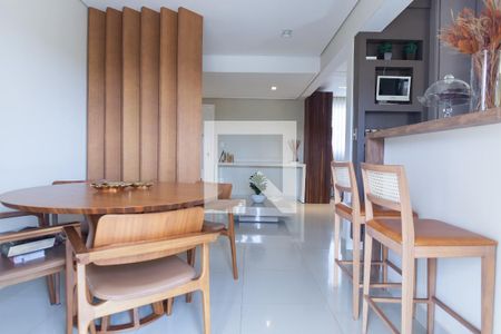 Sala de Jantar de apartamento à venda com 4 quartos, 187m² em Vila Madeira, Nova Lima