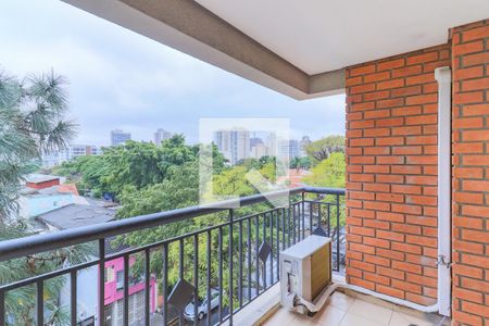 Varanda da Sala de apartamento à venda com 2 quartos, 105m² em Campo Belo, São Paulo