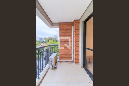 Varanda da Sala de apartamento à venda com 2 quartos, 105m² em Campo Belo, São Paulo