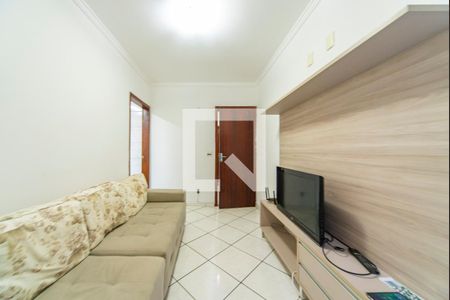 Sala de apartamento à venda com 2 quartos, 58m² em Vila Alzira, Santo André