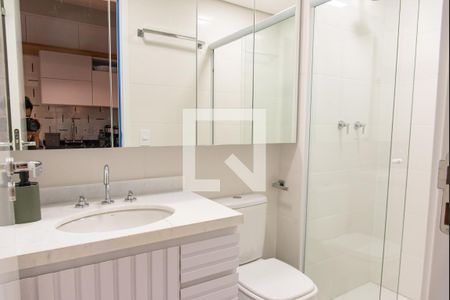 Banheiro de kitnet/studio para alugar com 1 quarto, 25m² em Vila Mariana, São Paulo