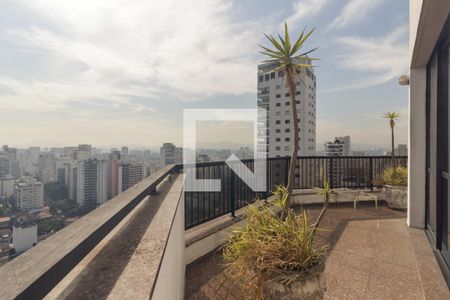 Varanda da Sala de apartamento à venda com 4 quartos, 850m² em Santa Cecília, São Paulo