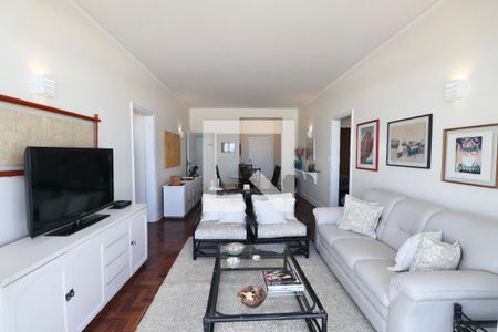 Sala de apartamento para alugar com 4 quartos, 130m² em Centro, Guarujá