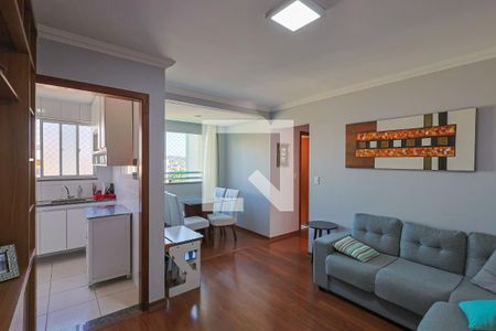 Sala de apartamento à venda com 2 quartos, 55m² em Manacás, Belo Horizonte