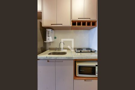 cozinha de apartamento para alugar com 1 quarto, 30m² em Butantã, São Paulo