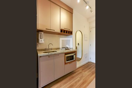 cozinha de apartamento para alugar com 1 quarto, 30m² em Butantã, São Paulo