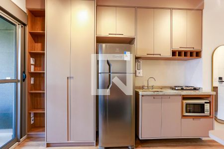 cozinha de apartamento para alugar com 1 quarto, 30m² em Butantã, São Paulo