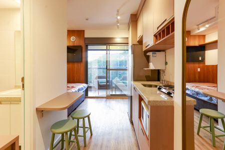 cozinha de apartamento para alugar com 1 quarto, 30m² em Butantã, São Paulo