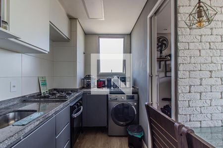 Cozinha e Área de Serviço de apartamento à venda com 2 quartos, 34m² em Cambuci, São Paulo