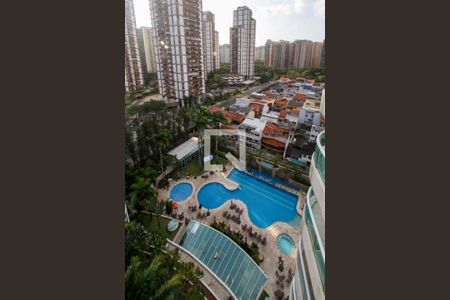 Vista da Varanda de apartamento à venda com 1 quarto, 55m² em Barra da Tijuca, Rio de Janeiro