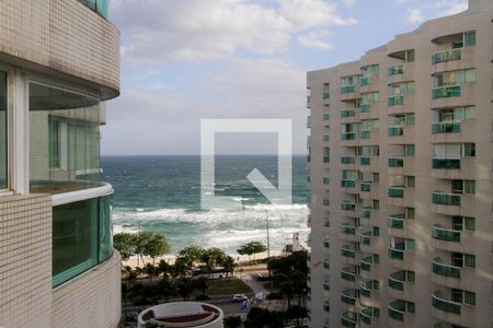 Vista da varanda de apartamento à venda com 1 quarto, 55m² em Barra da Tijuca, Rio de Janeiro