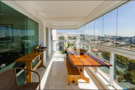 Varanda de apartamento à venda com 4 quartos, 198m² em São Bento, Belo Horizonte