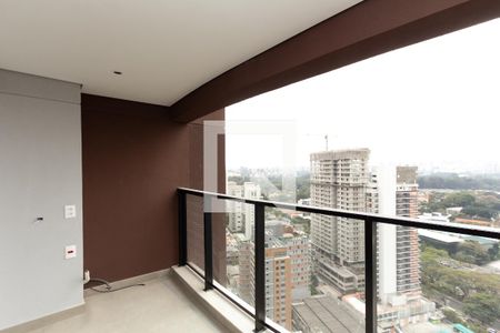 Varanda  de kitnet/studio à venda com 1 quarto, 30m² em Indianópolis, São Paulo