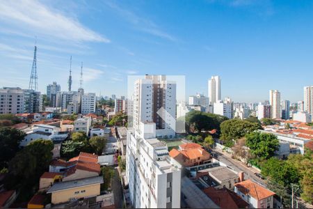 Vista da Sala de apartamento à venda com 1 quarto, 52m² em Sumaré, São Paulo