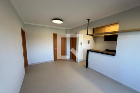 Sala de apartamento para alugar com 1 quarto, 45m² em Jardim Recreio, Ribeirão Preto