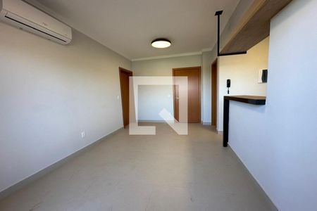 Sala de apartamento para alugar com 1 quarto, 45m² em Jardim Recreio, Ribeirão Preto