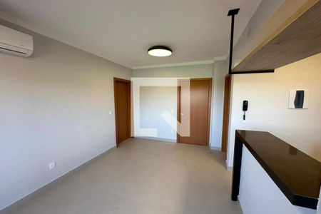 Sala de apartamento para alugar com 1 quarto, 45m² em Jardim Recreio, Ribeirão Preto