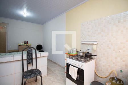 Cozinha e Área de Serviço de kitnet/studio para alugar com 1 quarto, 17m² em Vila Telebrasília, Brasília