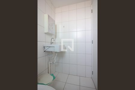 Banheiro de kitnet/studio à venda com 1 quarto, 25m² em Vila Campanela, São Paulo