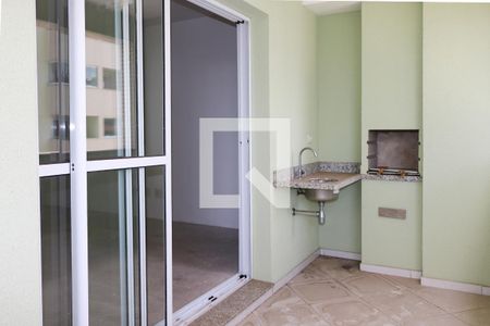 Varanda Gourmet de apartamento à venda com 3 quartos, 121m² em Olímpico, São Caetano do Sul