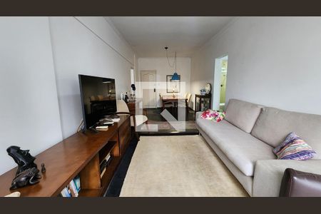 Sala de apartamento para alugar com 2 quartos, 110m² em Ponta da Praia, Santos