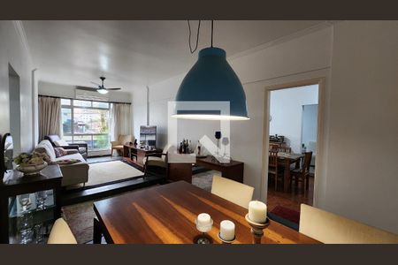 Sala de apartamento para alugar com 2 quartos, 110m² em Ponta da Praia, Santos