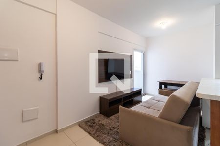 Sala de apartamento para alugar com 1 quarto, 57m² em Jardim Paraíso, São Paulo