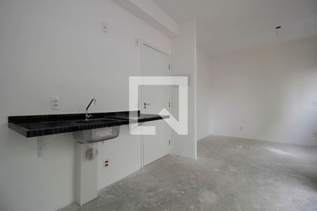 Cozinha de kitnet/studio à venda com 1 quarto, 24m² em Pinheiros, São Paulo