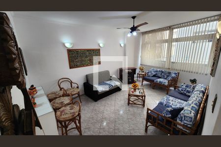 Sala de apartamento para alugar com 1 quarto, 35m² em Aparecida, Santos