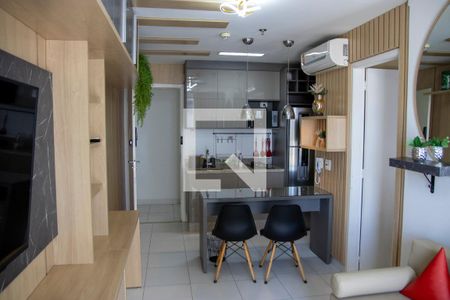 Sala de apartamento para alugar com 1 quarto, 39m² em Parque Atheneu, Goiânia