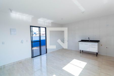 Sala/Cozinha de apartamento para alugar com 1 quarto, 42m² em Vila Ré, São Paulo